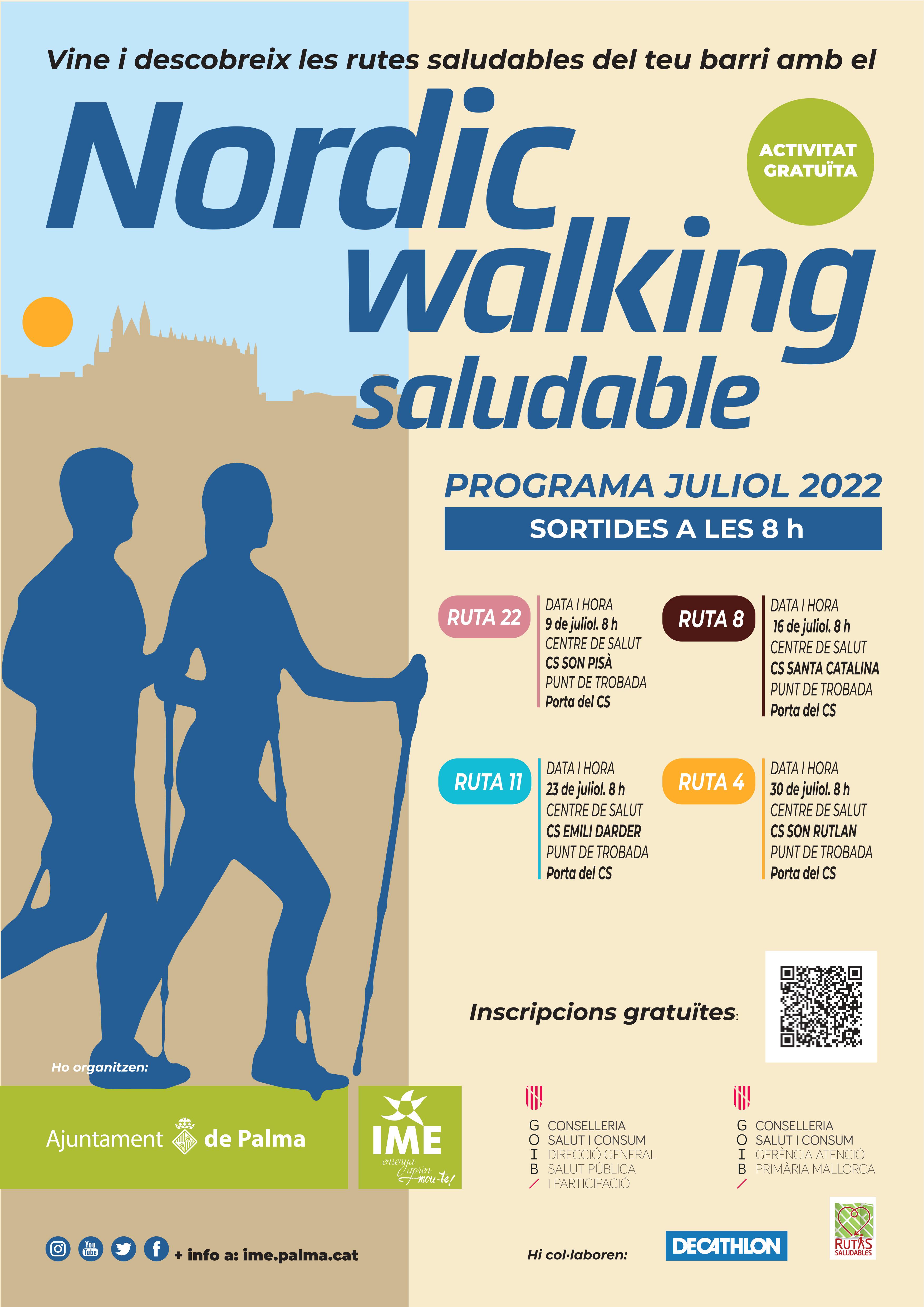 Nordic Walking Saludable juliol 2022