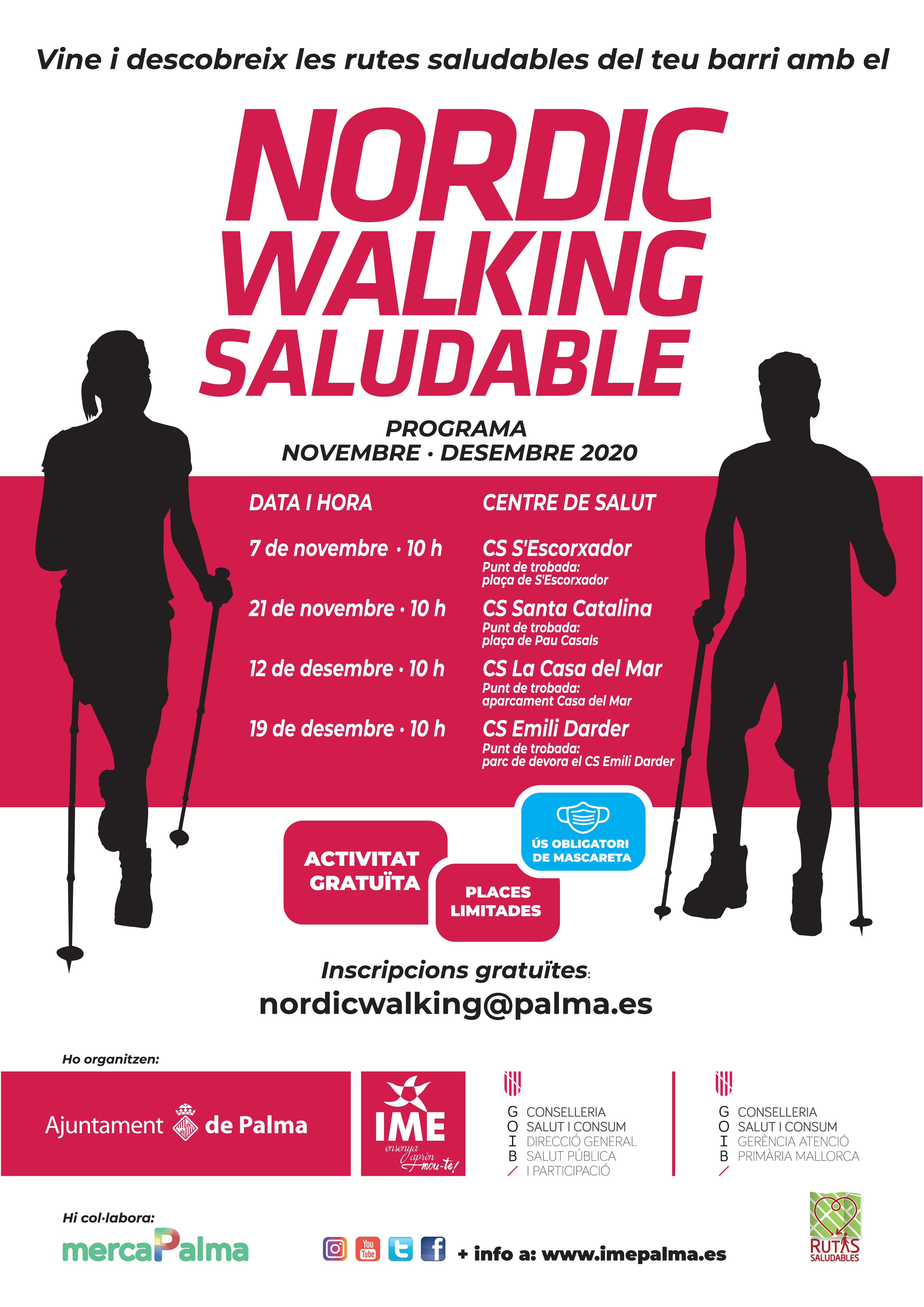Nordic Walking Saludable nov des 2020