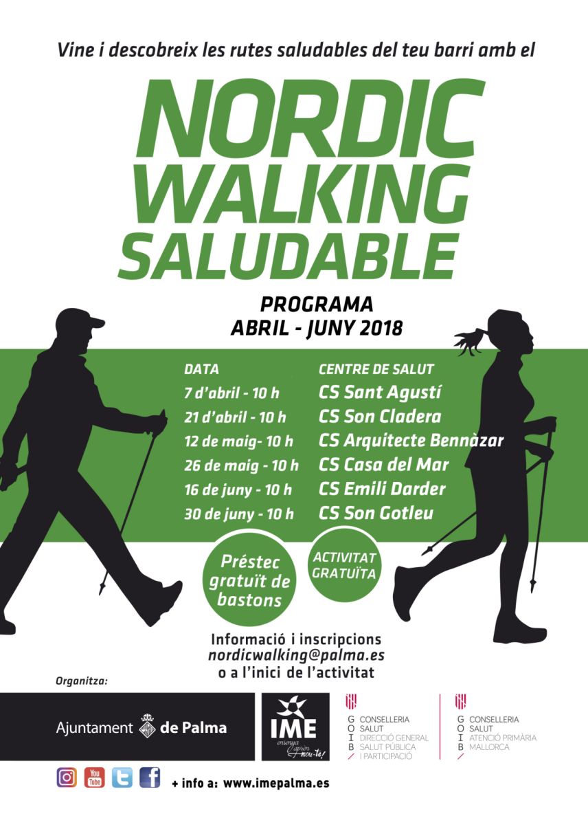 Nordic Walking Saludable IME ab-juny 2018