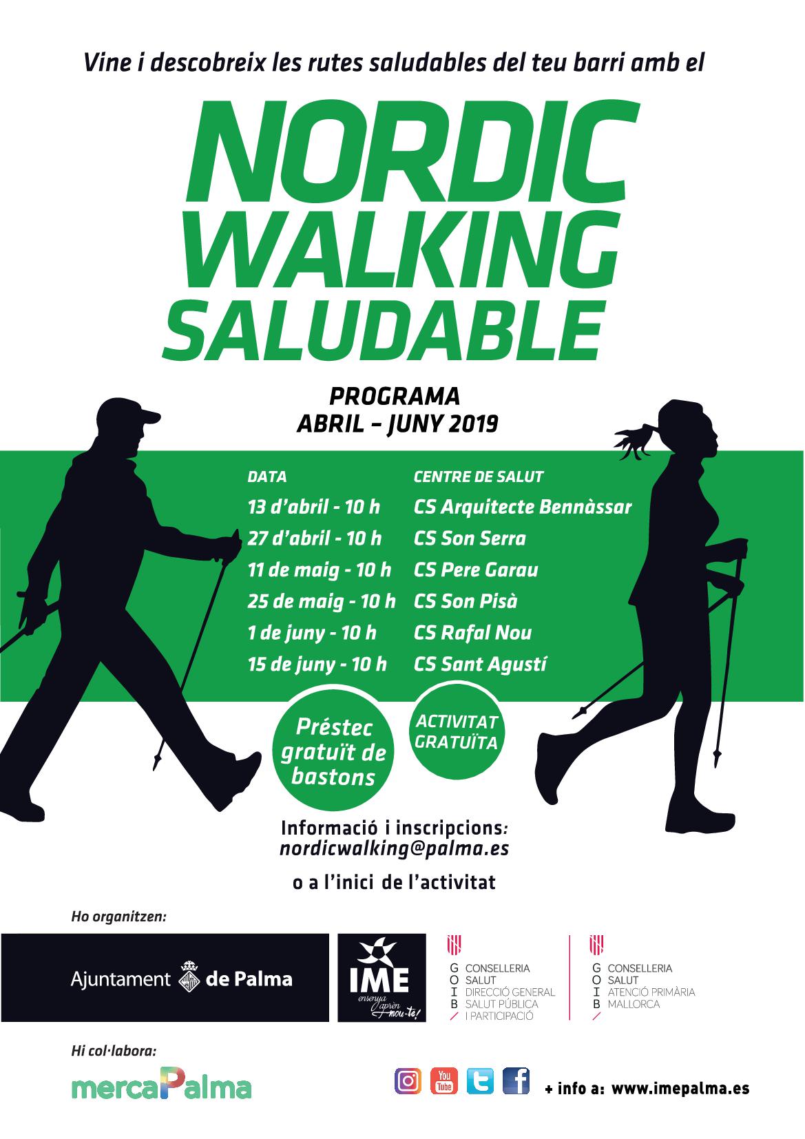 Nordic Walking Saludable segon trimestre 2019 IME